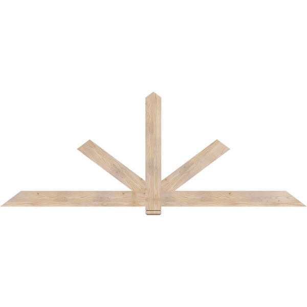 Ekena Millwork Kennewick Smooth Timber Gable Bracket, Douglas Fir, 108"W x 40"H x 1 1/2"D x 5 1/2"F, 9/12 Pitch GBW108X40X0206KEN00SDF - main